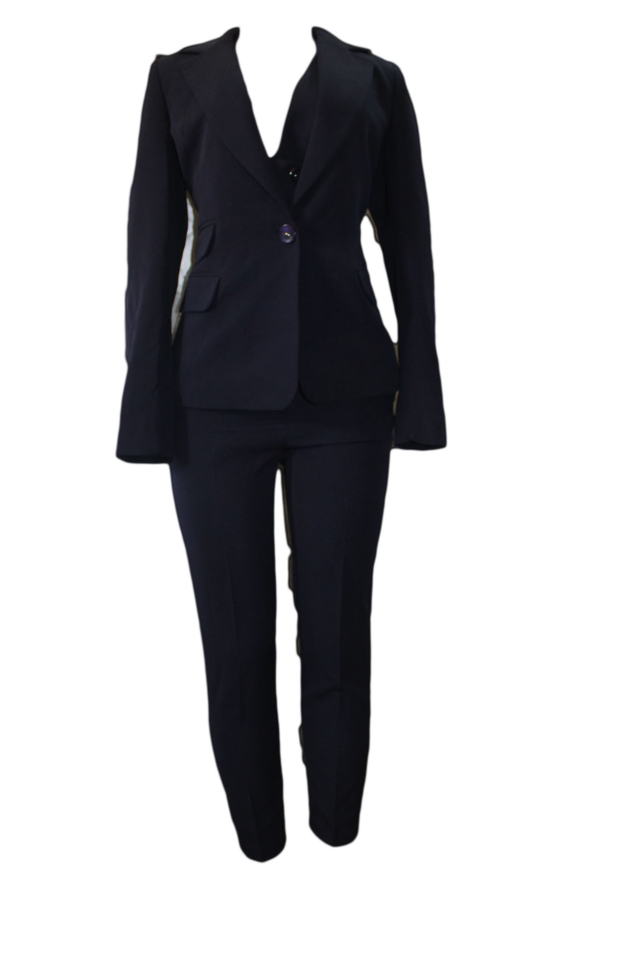 Women's 2 Pieces Office Blazer Suit Slim Fit
