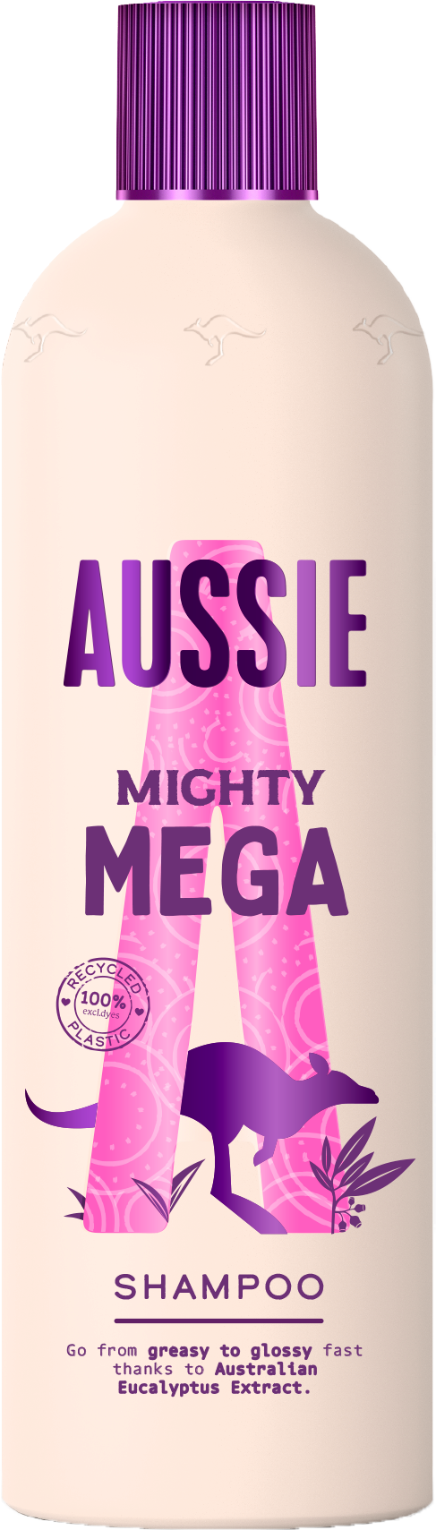 Aussie Might Mega Shampoo-250ml