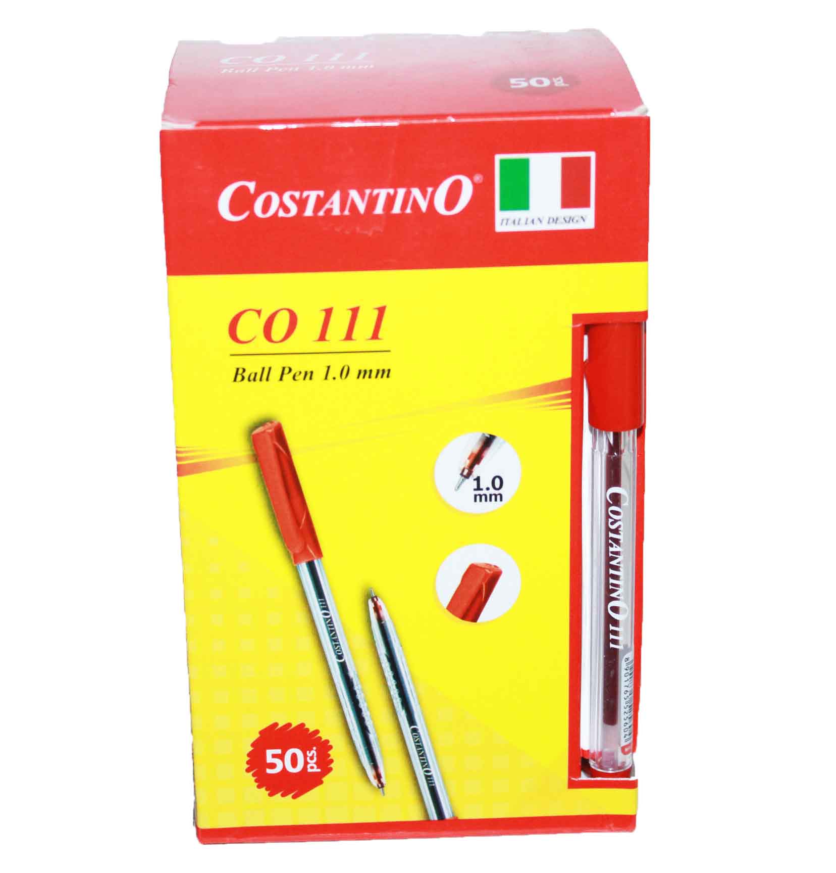 Box Of Constantino Red Ball Point Pen