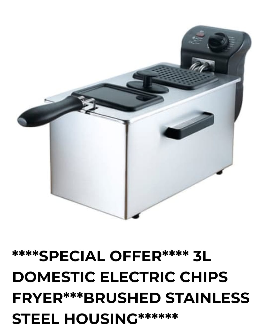 Domestic Electric Chips Fryer, 3L